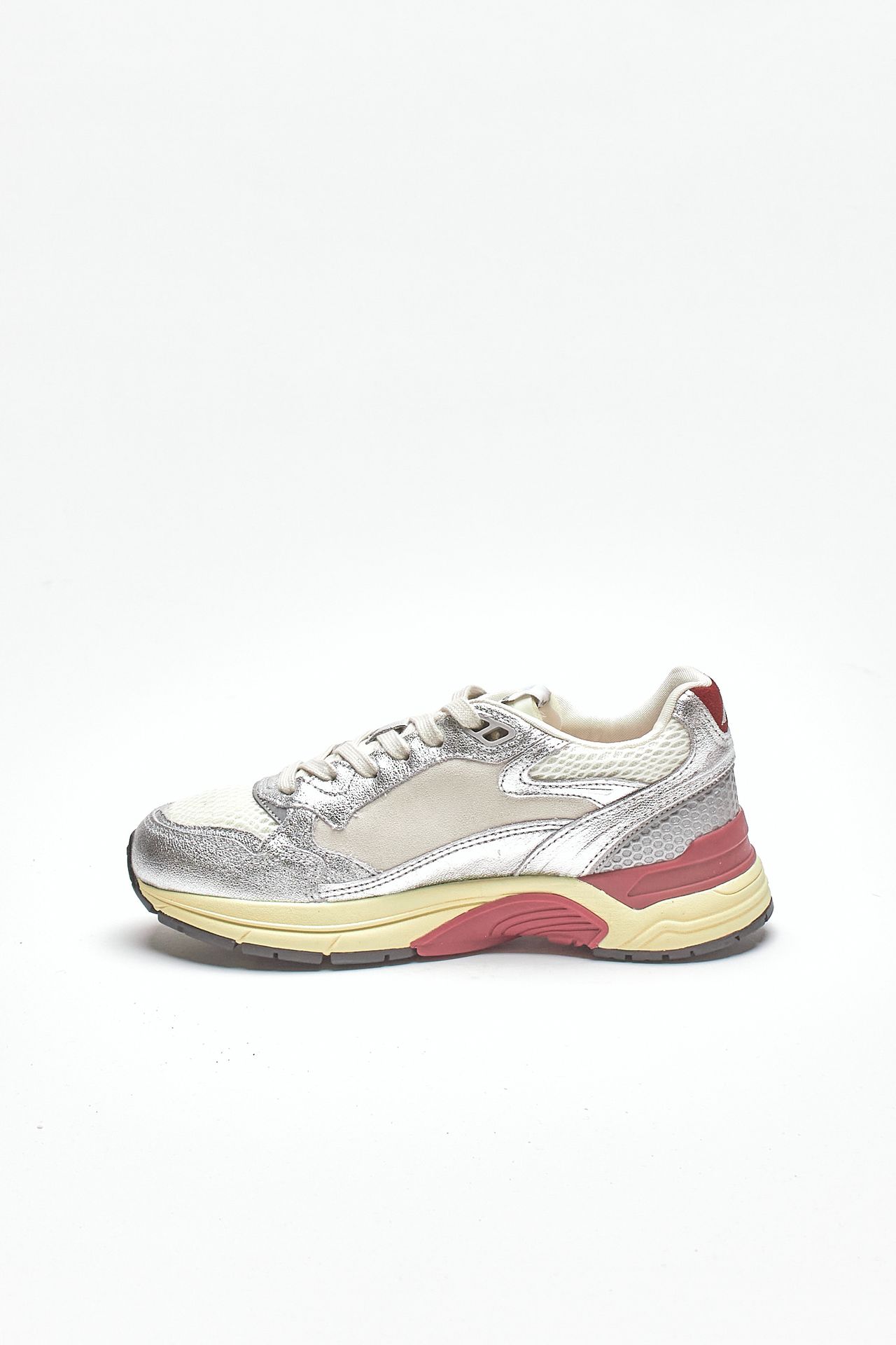 sneakers hyperway - hylw-em03 in mesh e pelle laminata women Autry - 4
