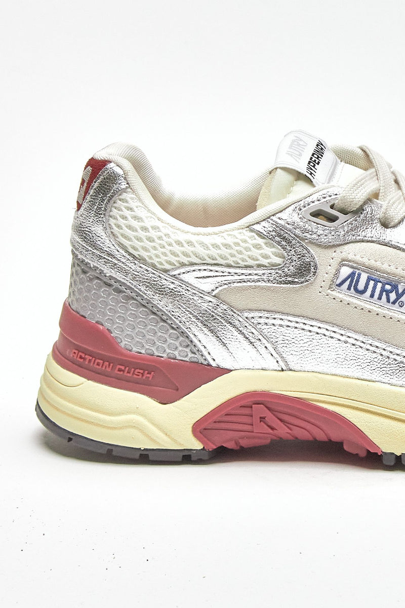sneakers hyperway - hylw-em03 in mesh e pelle laminata women Autry - 6