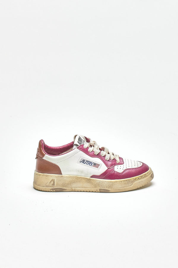 sneakers low super vintage – avlw-sv40 in pelle spazzolata women Autry
