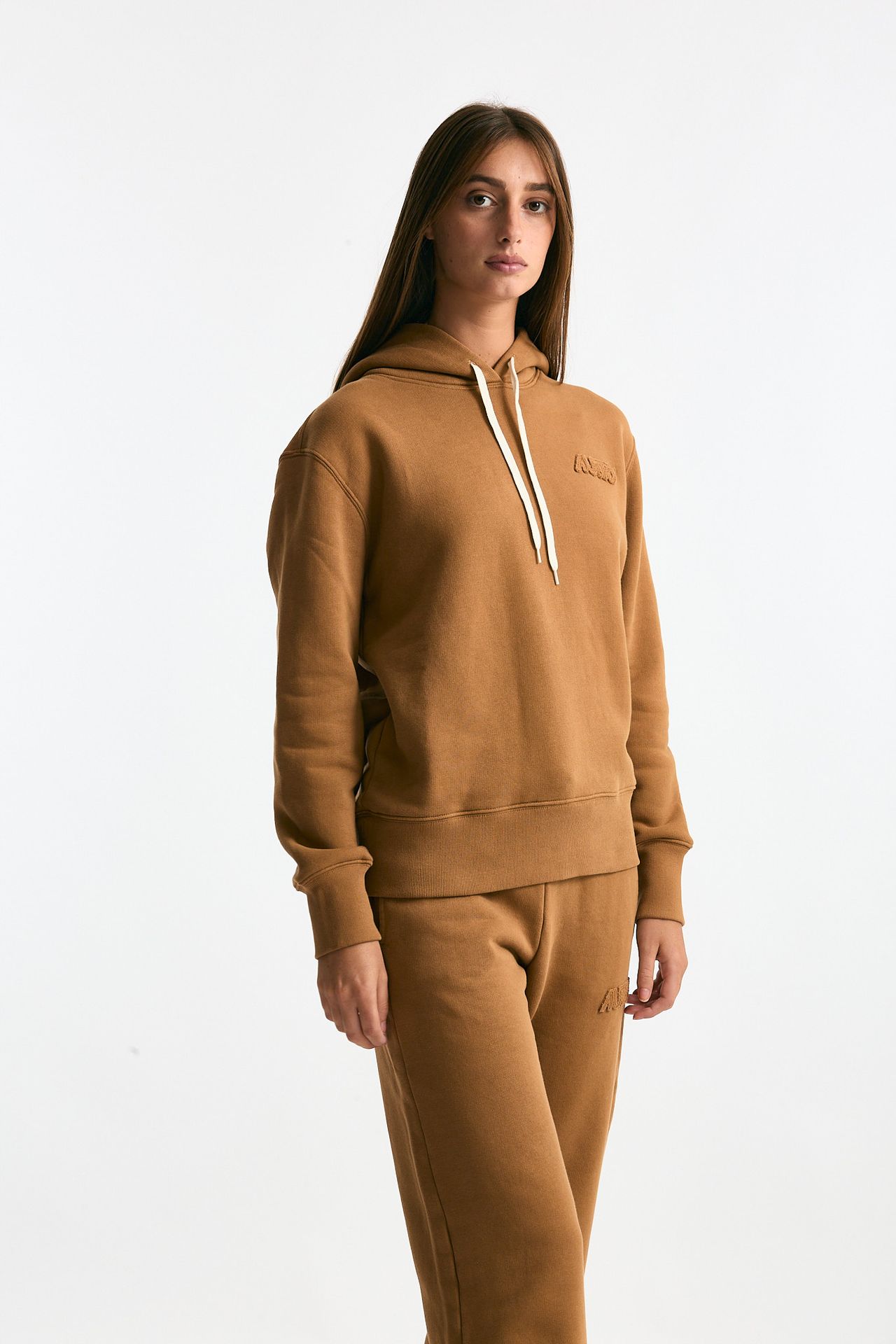 Felpa con cappuccio cammello women Autry - 5