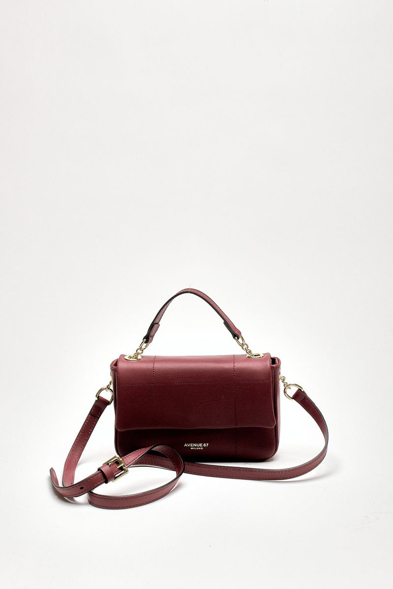 Borsa SMOOTH in pelle bordeaux women Avenue 67 - 4