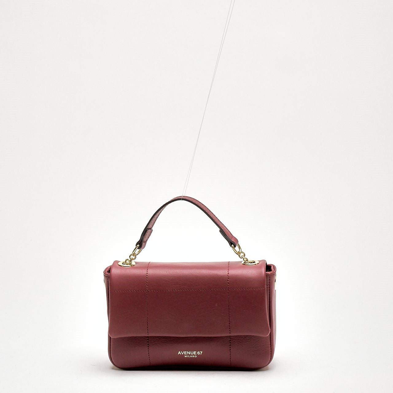 Borsa SMOOTH in pelle bordeaux women Avenue 67 - 9