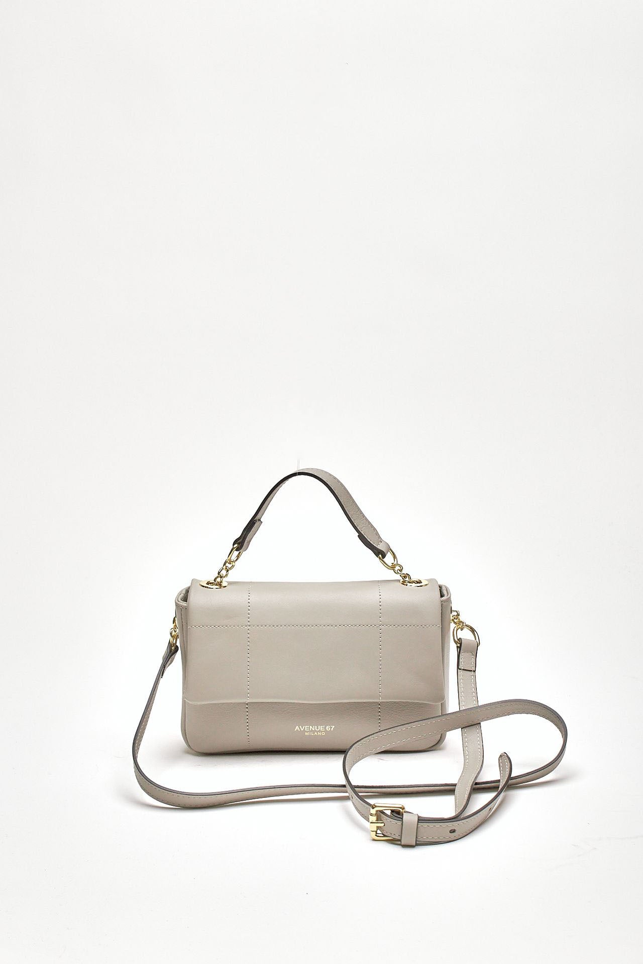 Borsa SMOOTH a mano in pelle perla women Avenue 67 - 4