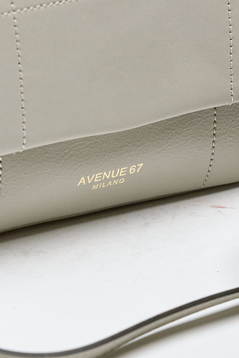 Borsa SMOOTH a mano in pelle perla women Avenue 67 - 7