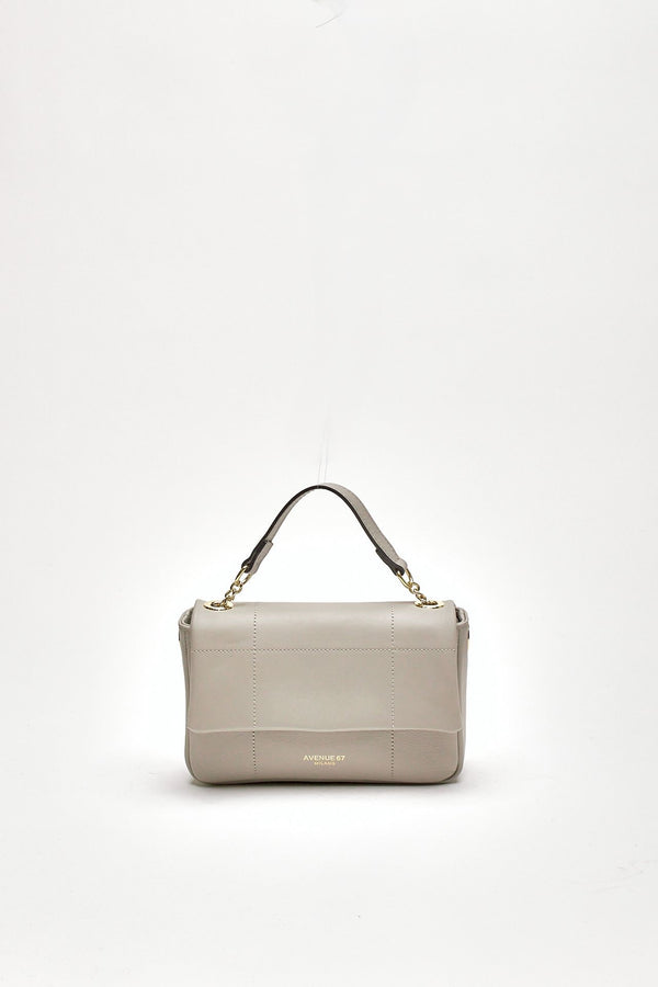 Borsa SMOOTH a mano in pelle perla women Avenue 67