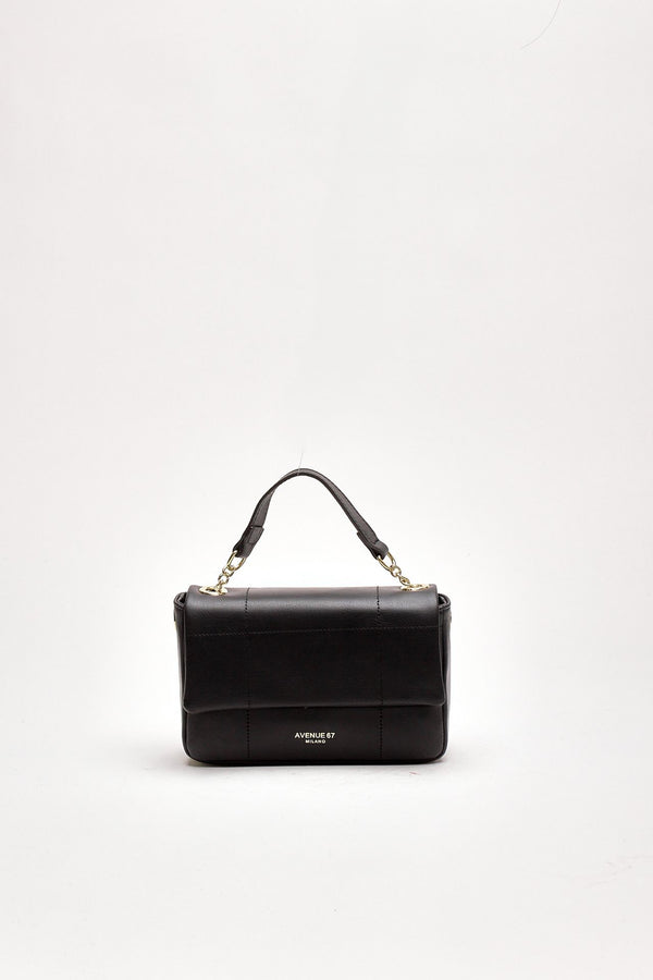 Borsa a mano SMOOTH in pelle nero women Avenue 67