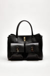 Borsa morbida SOLEDAD in pelle dollaro nero women Avenue 67 - 1