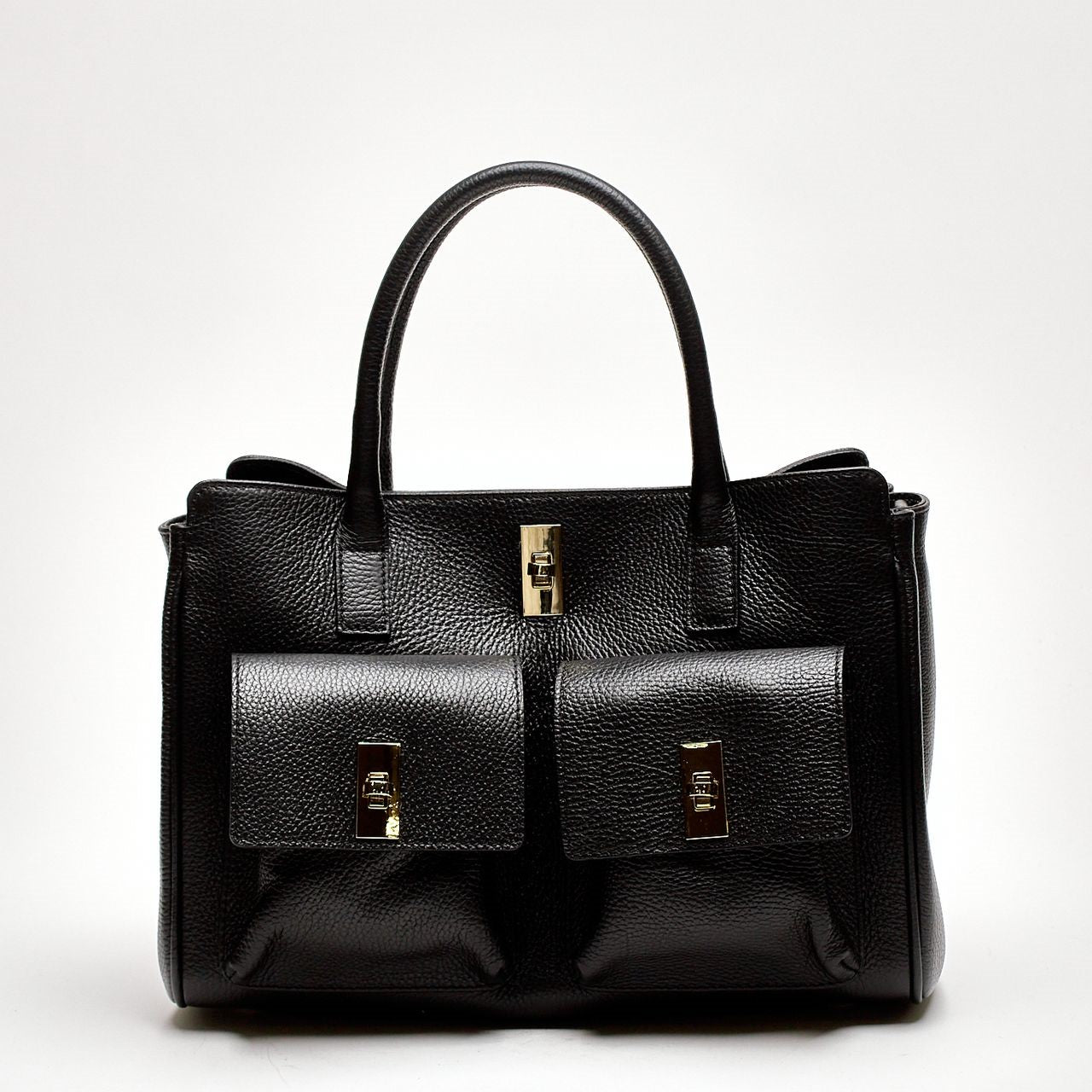 Borsa morbida SOLEDAD in pelle dollaro nero women Avenue 67 - 10