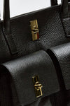 Borsa morbida SOLEDAD in pelle dollaro nero women Avenue 67 - 8