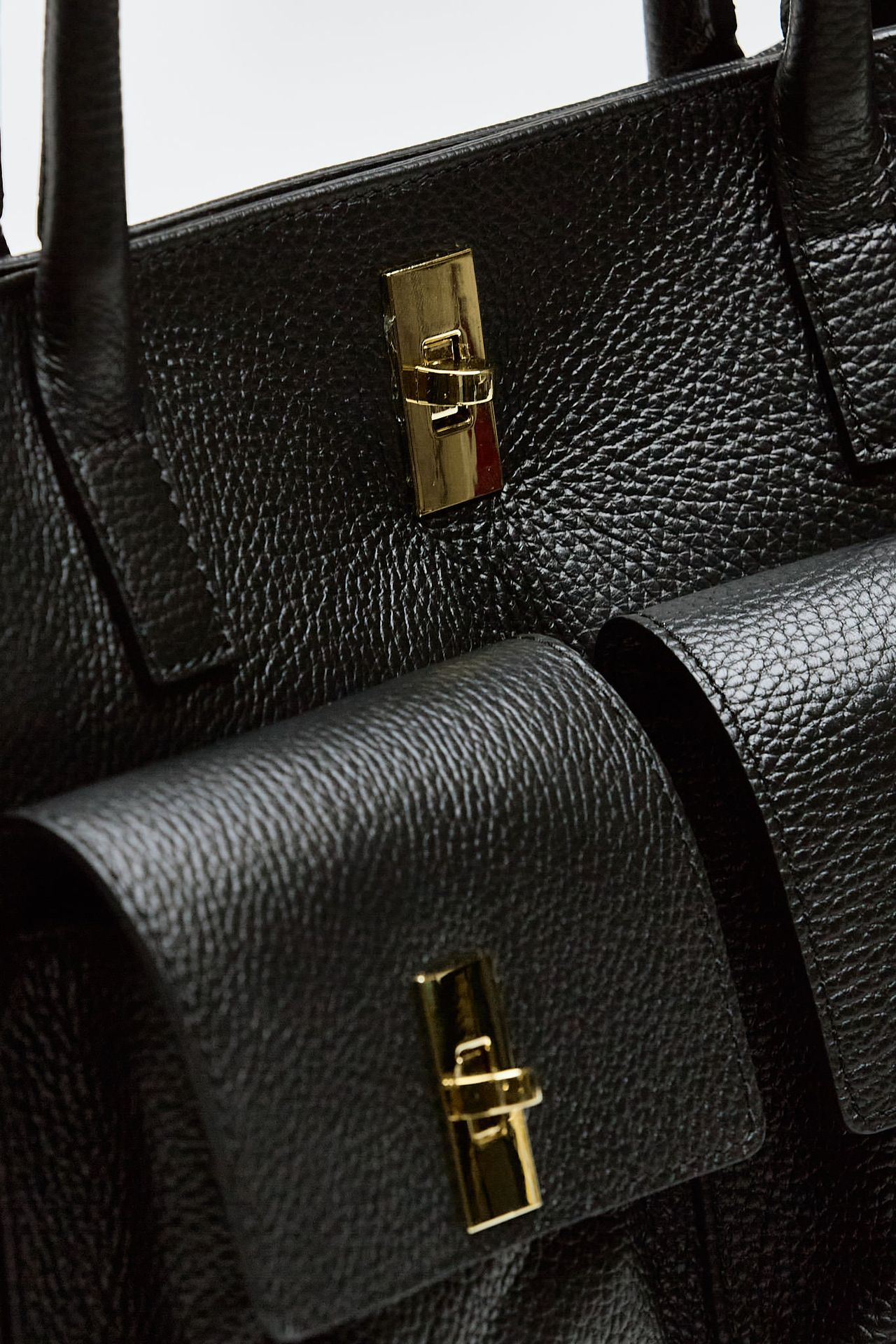 Borsa morbida SOLEDAD in pelle dollaro nero women Avenue 67 - 8