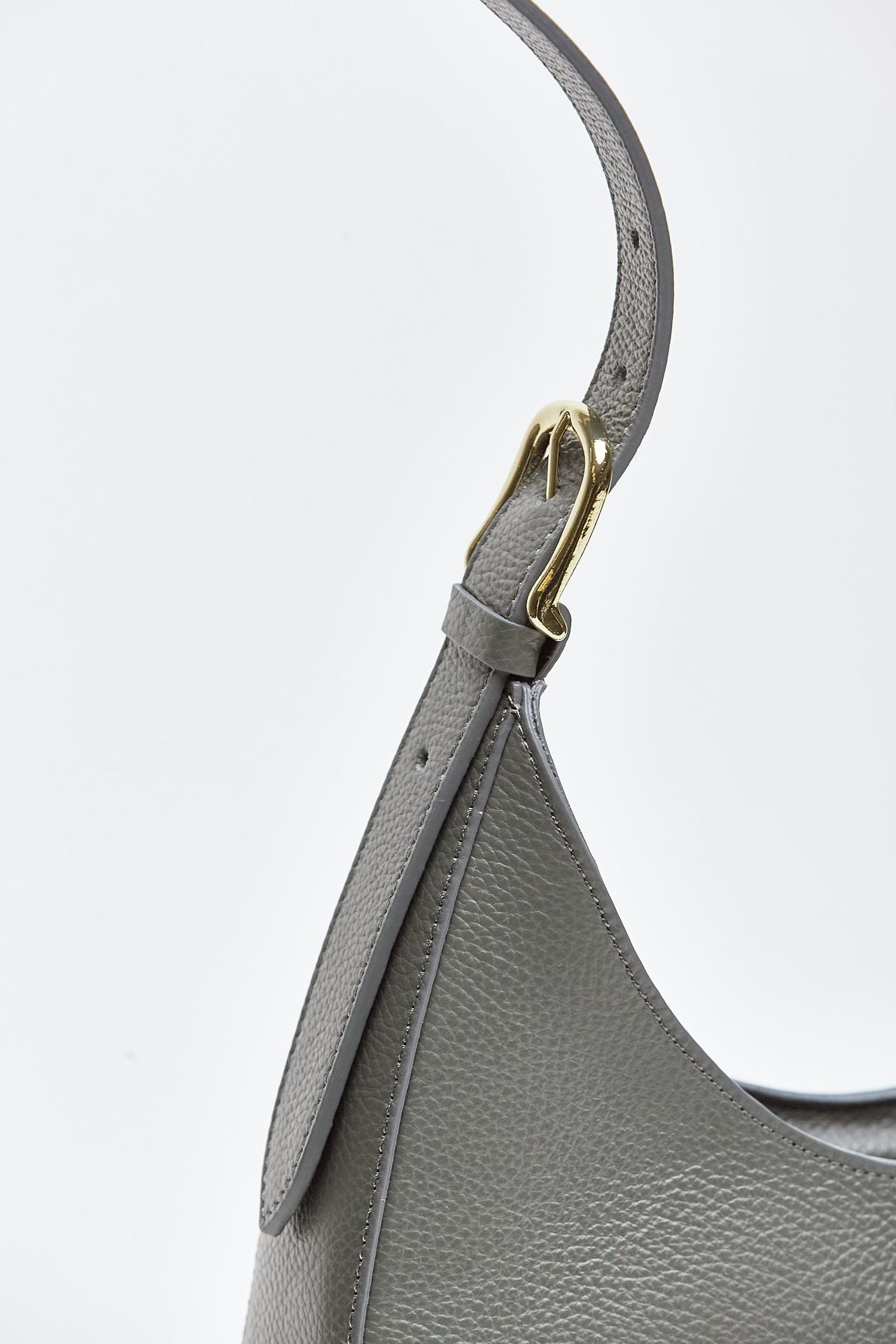 Borsa hobo HOOP in pelle grigio women Avenue 67 - 6