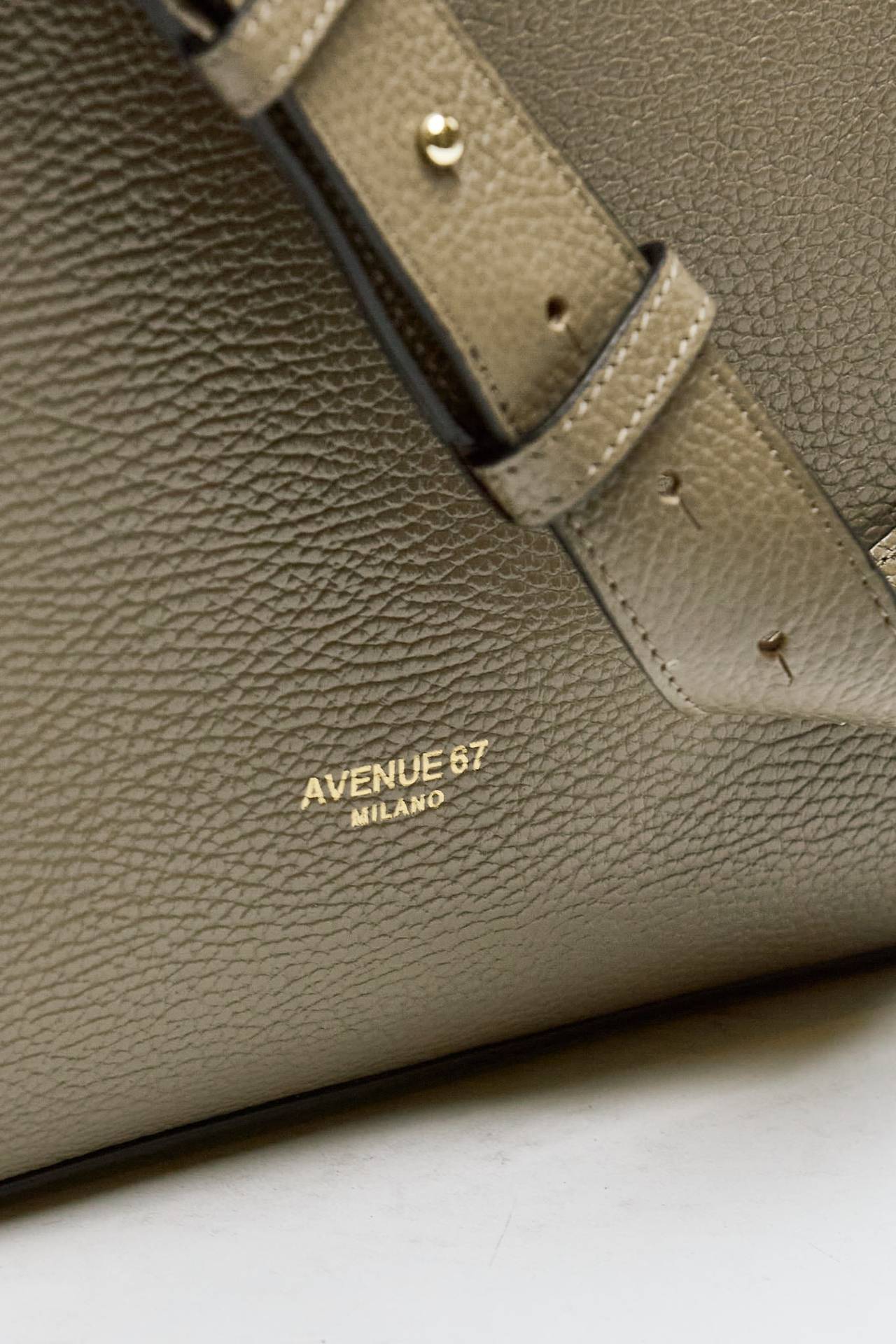 Borsa morbida ESSENTIAL in pelle fango women Avenue 67 - 4