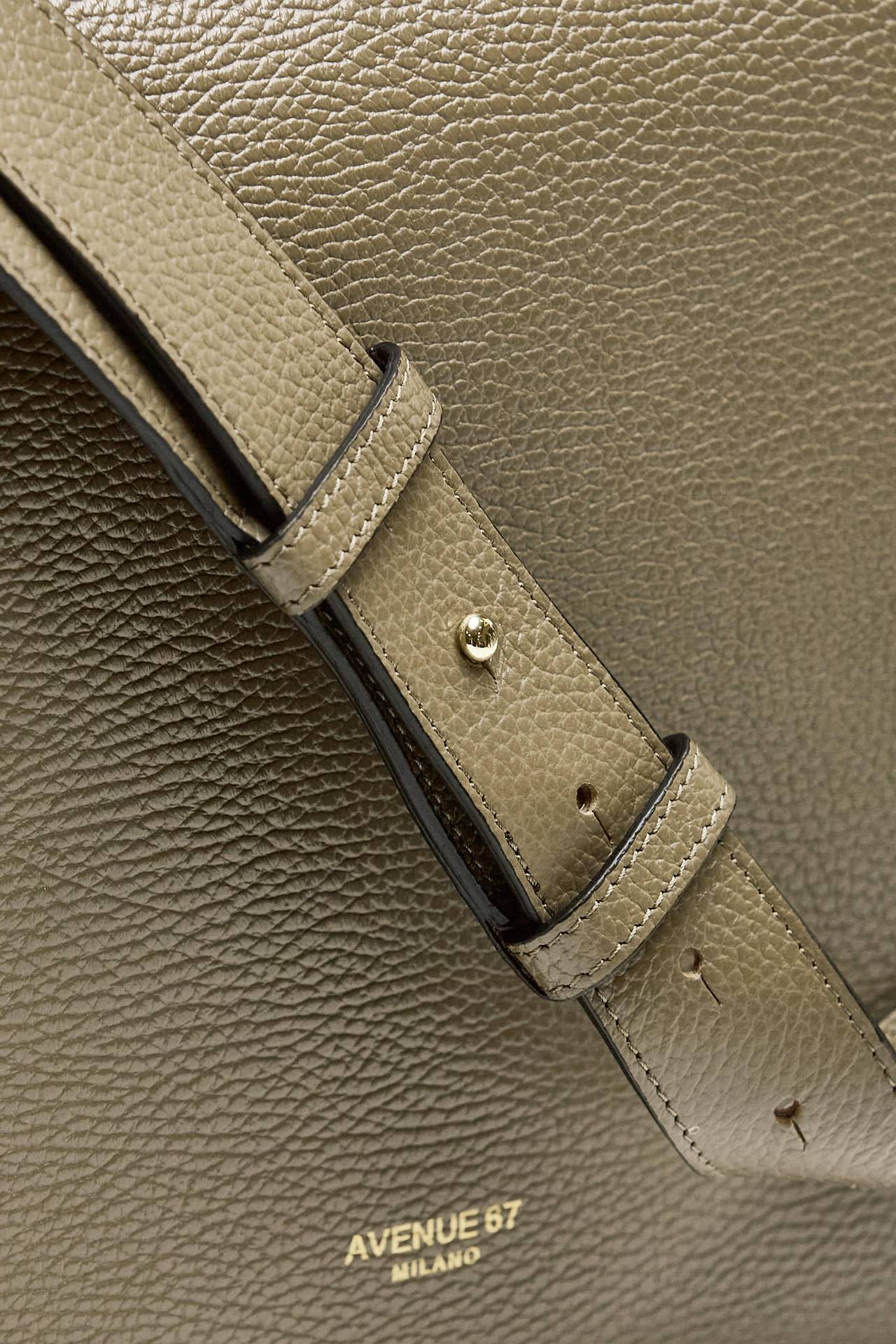 Borsa morbida ESSENTIAL in pelle fango women Avenue 67 - 6