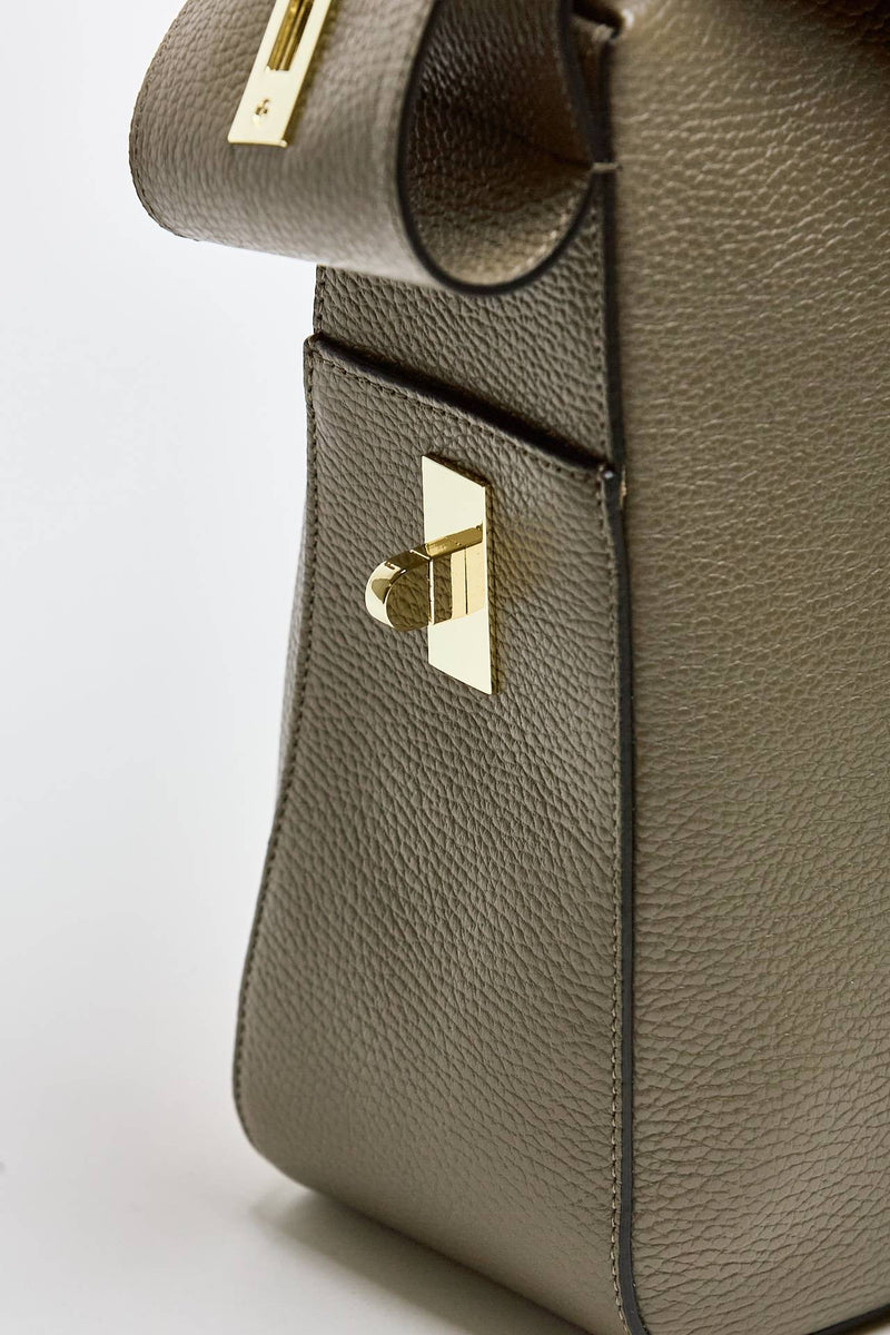 Borsa morbida ESSENTIAL in pelle fango women Avenue 67 - 5