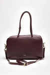 Bauletto semirigido TRUNKY  in pelle bordeaux women Avenue 67 - 4