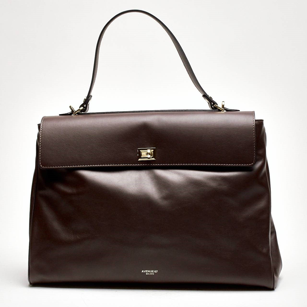 Borsa grande morbida FULL LEATHER marrone women Avenue 67 - 8