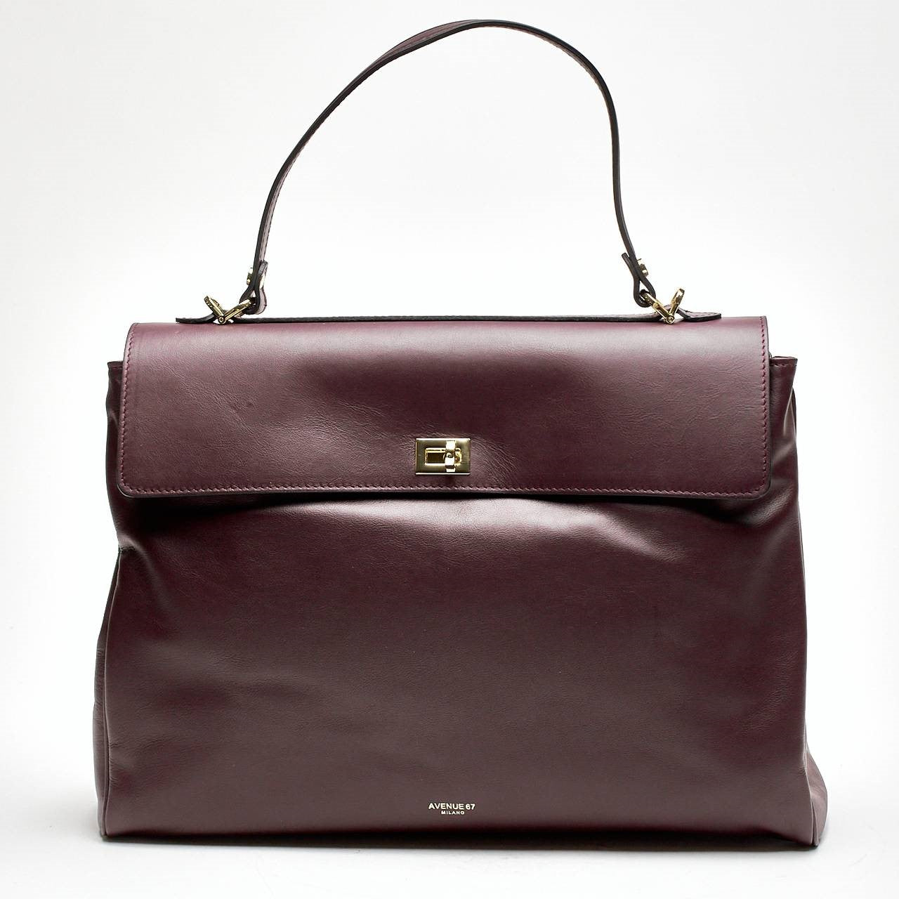 Borsa grande morbida FULL LEATHER bordeaux women Avenue 67 - 7