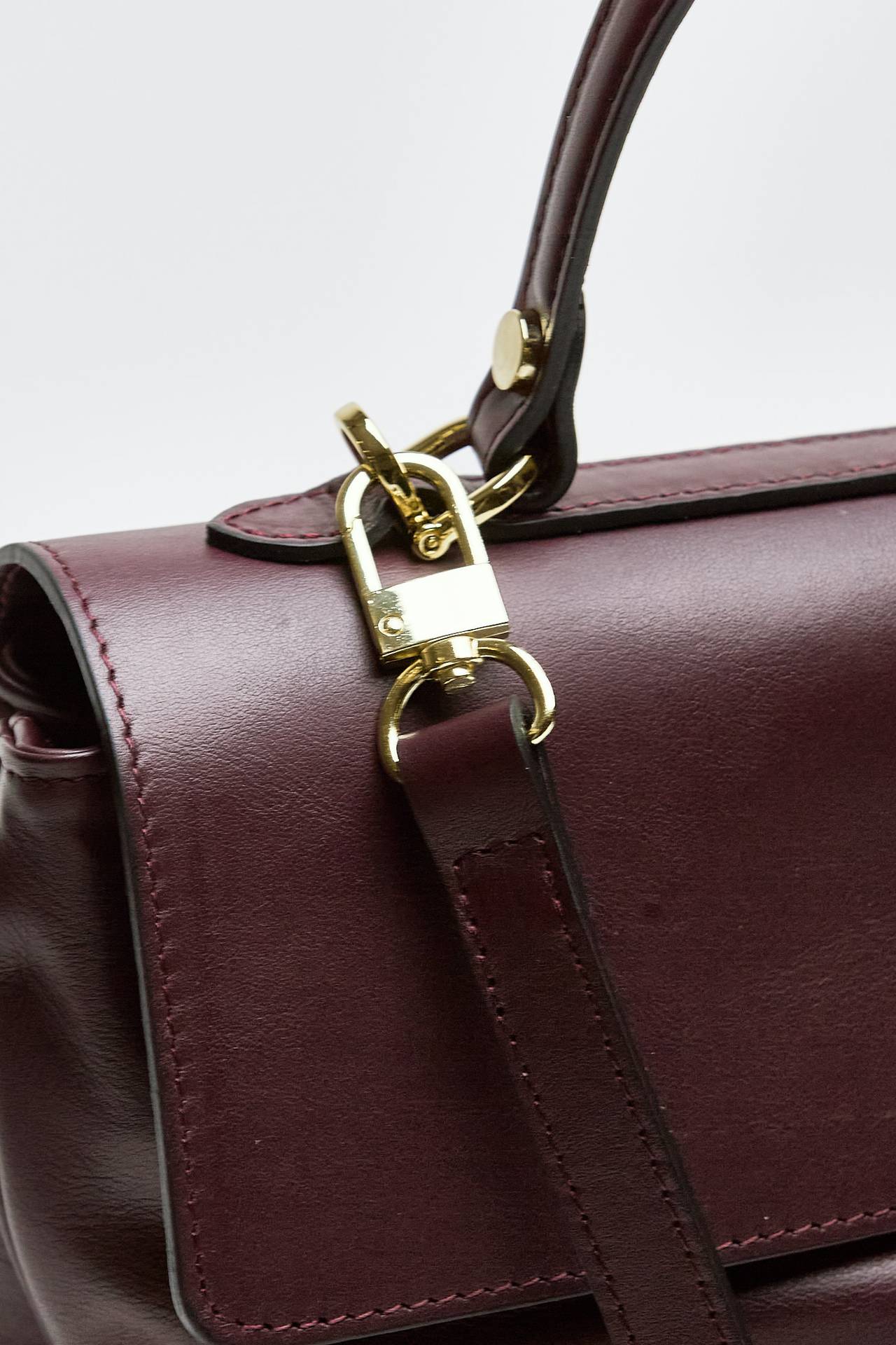 Borsa grande morbida FULL LEATHER bordeaux women Avenue 67 - 5