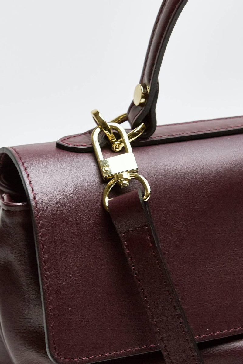 Borsa grande morbida FULL LEATHER bordeaux women Avenue 67 - 5