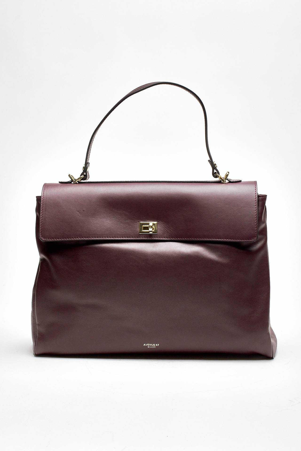 Borsa grande morbida FULL LEATHER bordeaux women Avenue 67 - 1