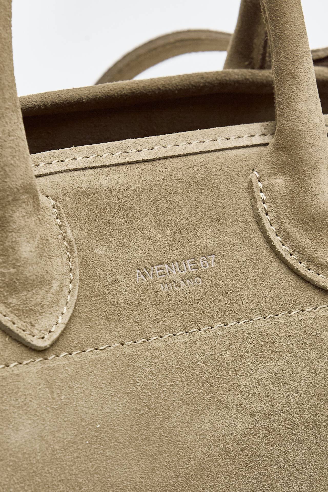 Borsa semirigida MELODY TOY in pelle tortora women Avenue 67 - 5