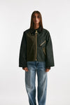 giubbino cerato arlene wax jacket verde/militare women Barbour - 4