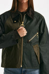 giubbino cerato arlene wax jacket verde/militare women Barbour - 6