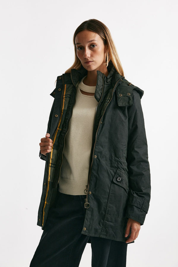 giaccone lungo cerato evette wax women Barbour
