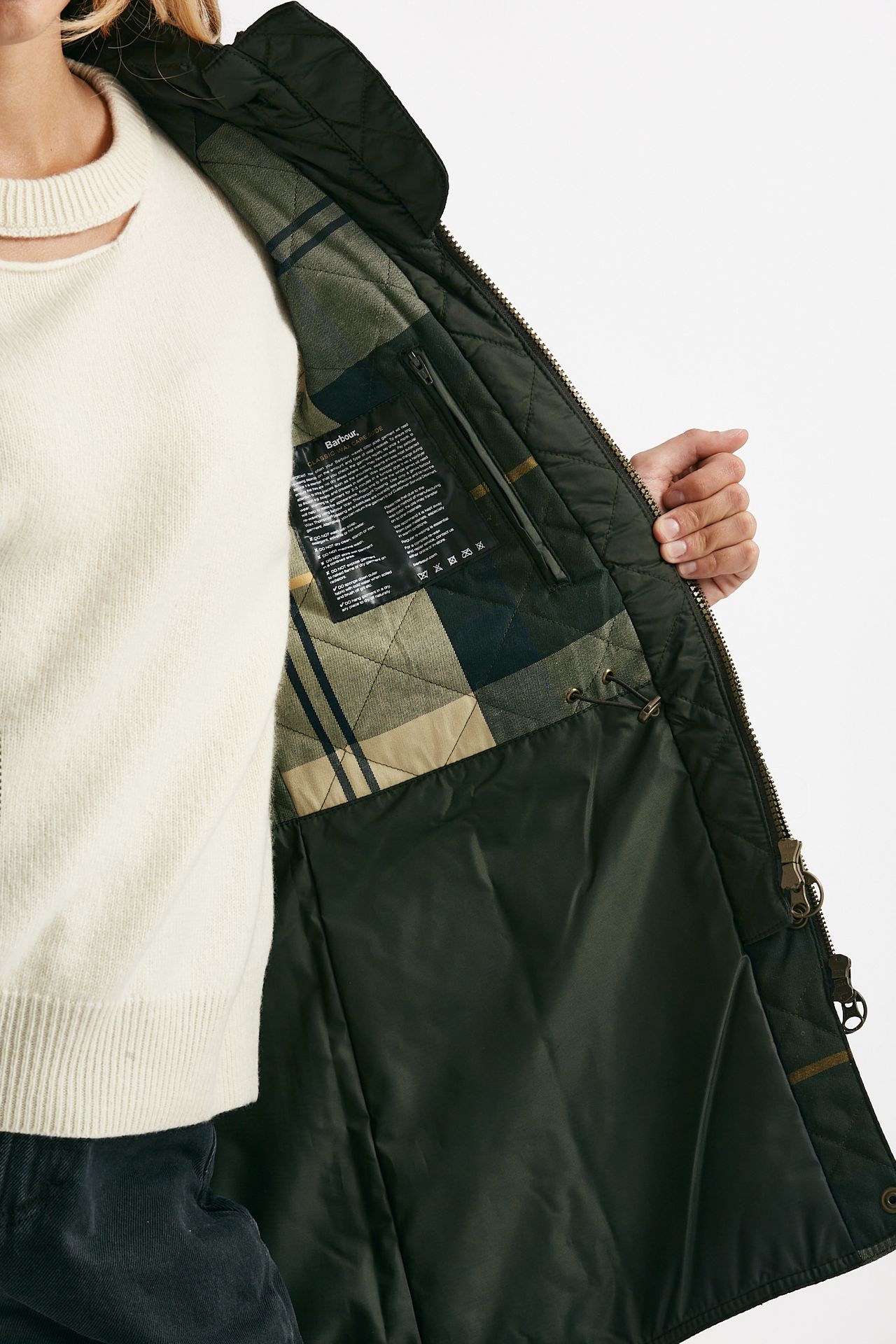 Giubbino parka cerato cannich wax women Barbour - 3