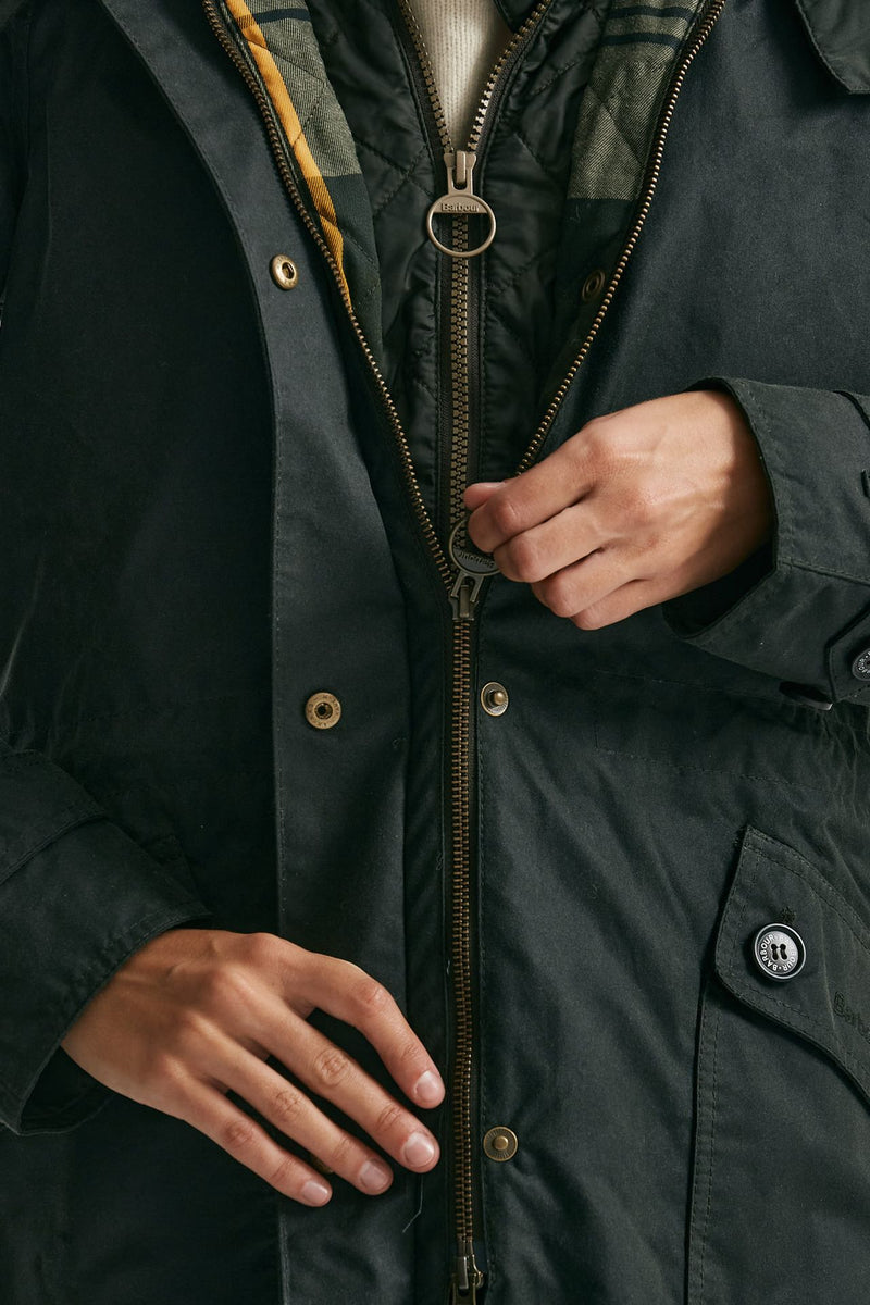 Giubbino parka cerato cannich wax women Barbour - 5