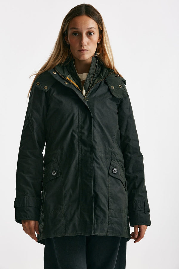 giaccone lungo cerato evette wax women Barbour
