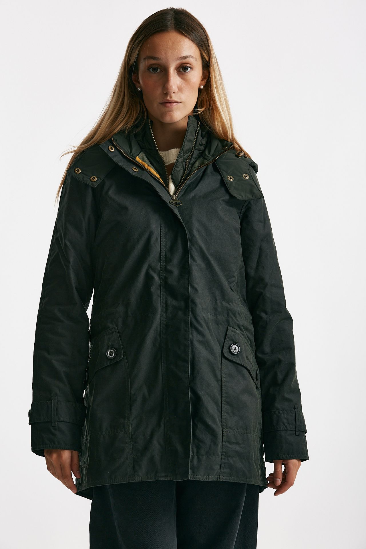 Giubbino parka cerato cannich wax women Barbour - 6
