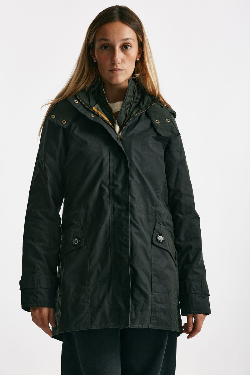 Giubbino parka cerato cannich wax women Barbour - 6