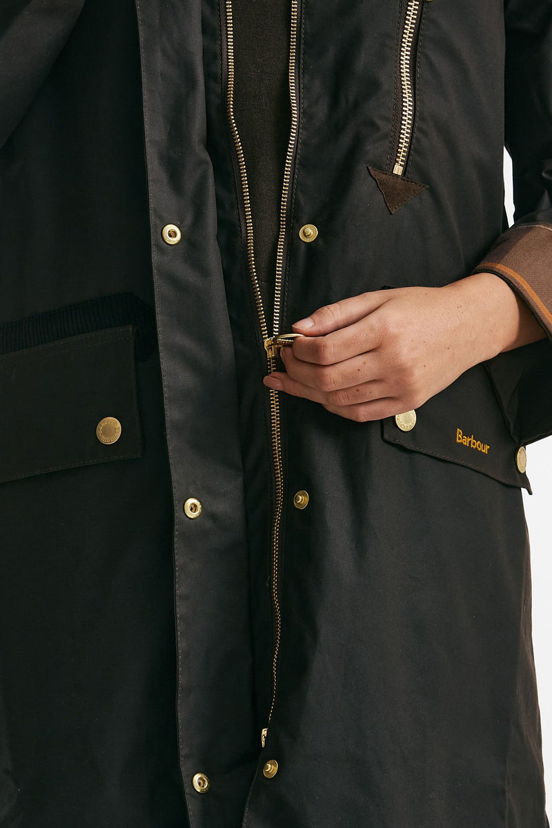 Giaccone lungo EVETTE WAX in cotone cerato women Barbour - 4