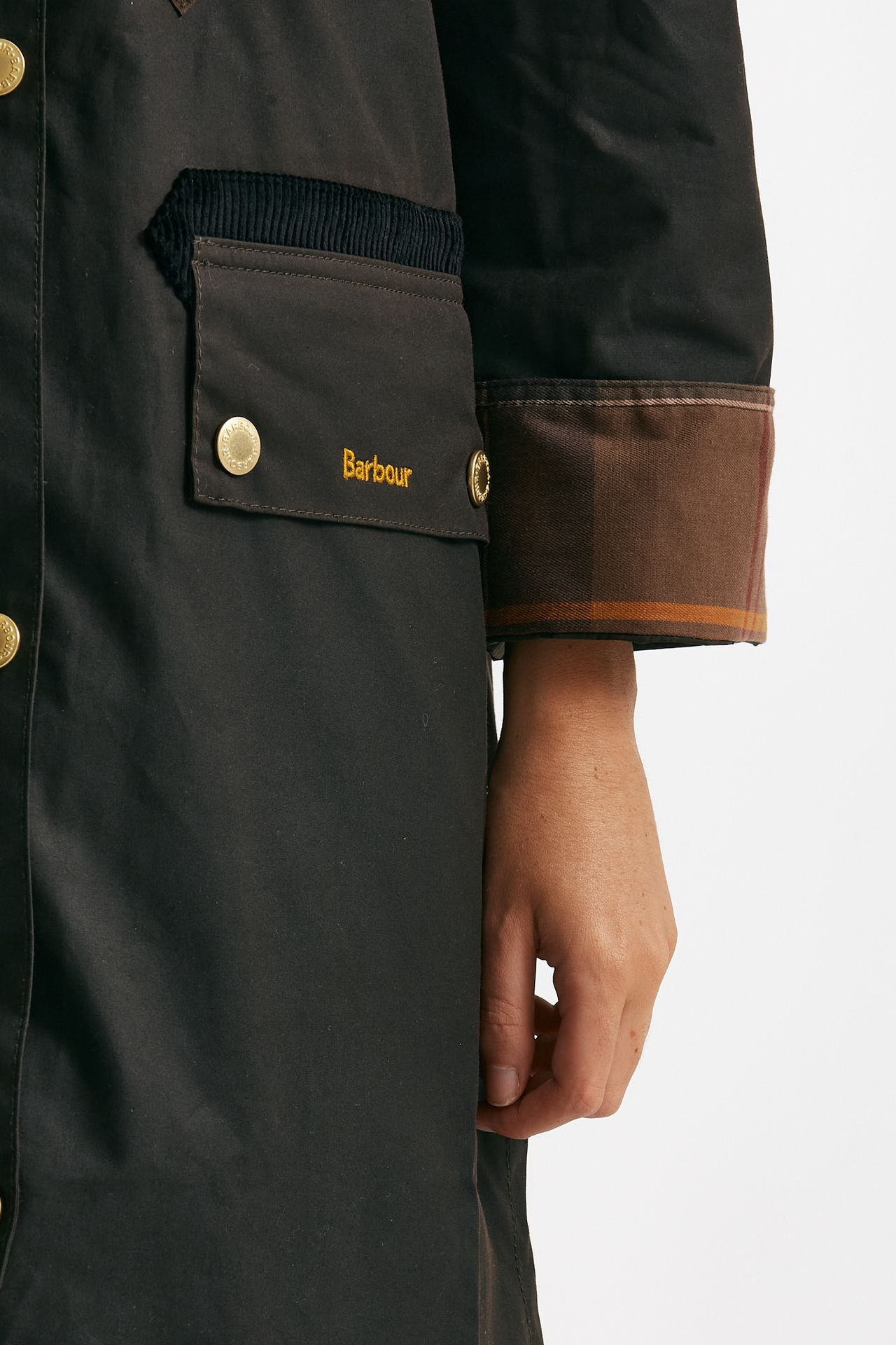 giubbino parka cerato cannich wax women Barbour - 6