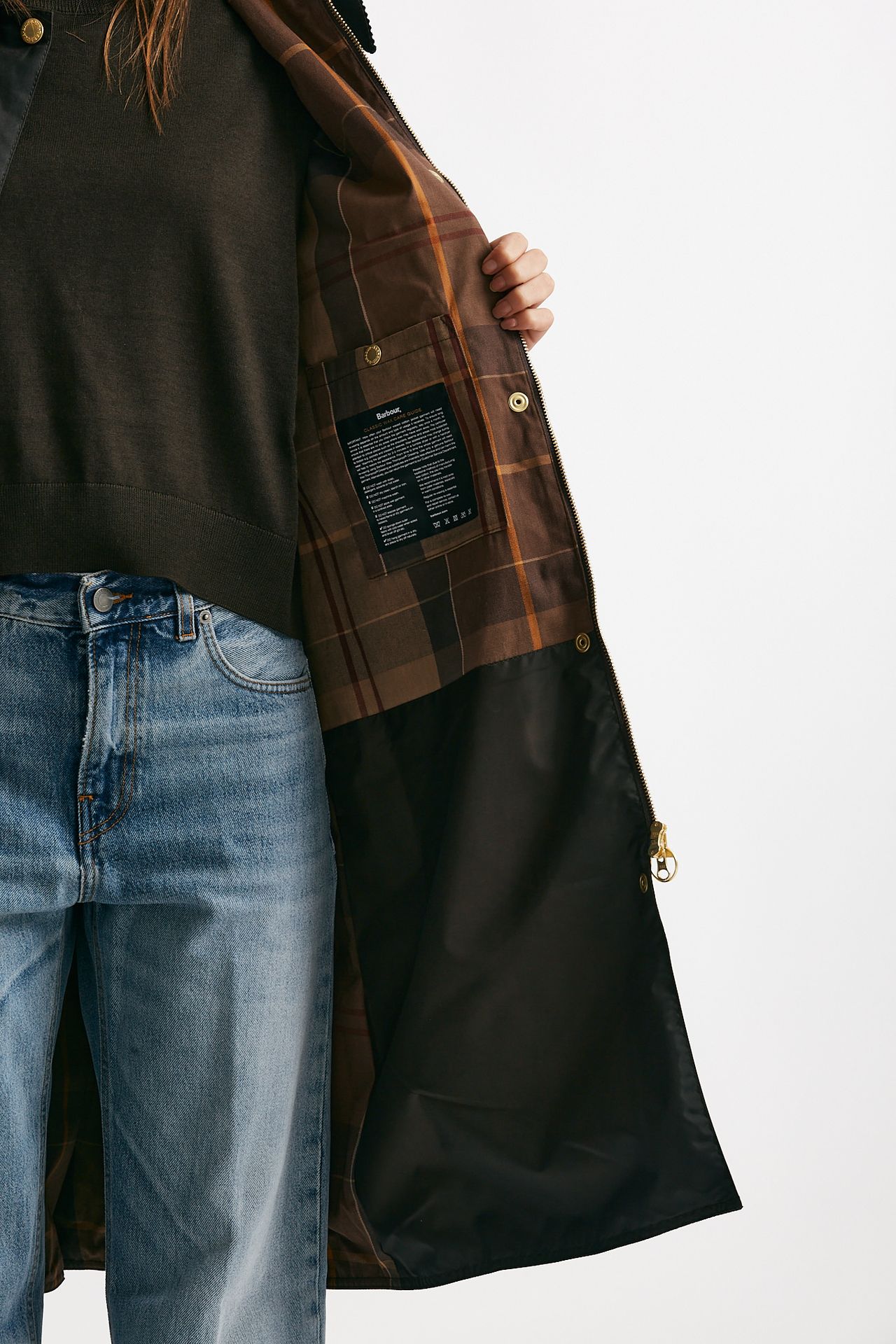 giubbino parka cerato cannich wax women Barbour - 7
