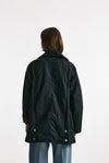 giubbino in cotone cerato beadnell modern wax nero women Barbour - 3