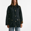 giubbino in cotone cerato beadnell modern wax nero women Barbour - 9