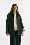 giubbino in cotone cerato beadnell wax verde women Barbour - 1