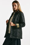 giubbino in cotone cerato beadnell wax verde women Barbour - 2