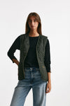 gilet trapuntato flece betty verde women Barbour - 1