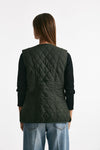 gilet trapuntato flece betty verde women Barbour - 4