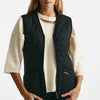 gilet trapuntato flece betty nero women Barbour - 8