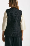 gilet trapuntato flece betty nero women Barbour - 3