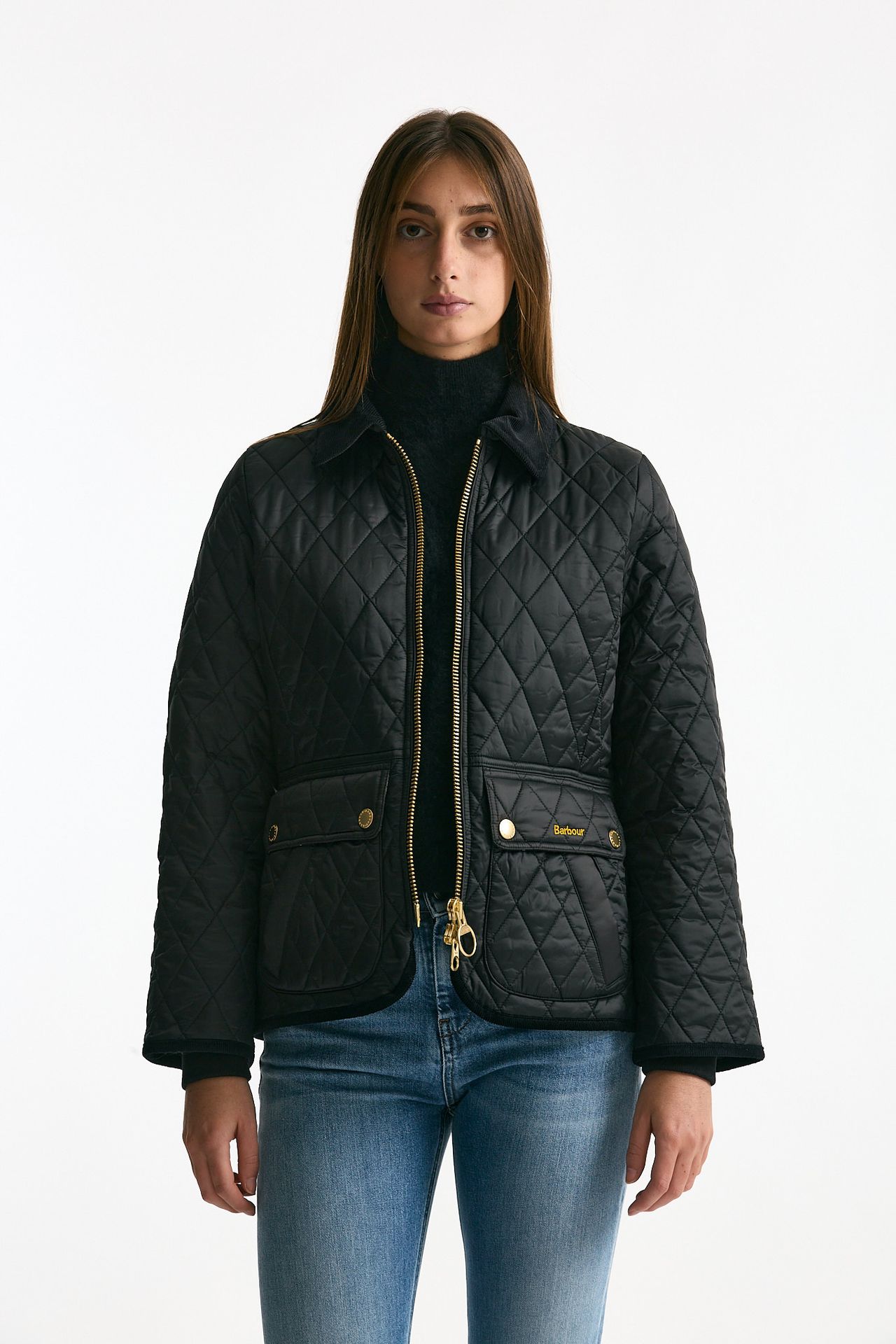 Giubbino FITTED BEADNELL QUILT trapuntato nero women Barbour - 1