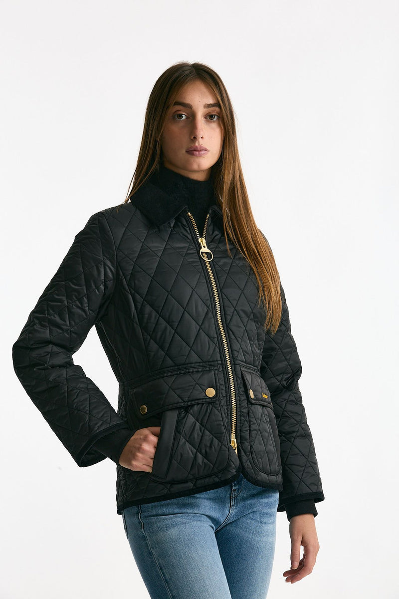 Giubbino FITTED BEADNELL QUILT trapuntato nero women Barbour - 3