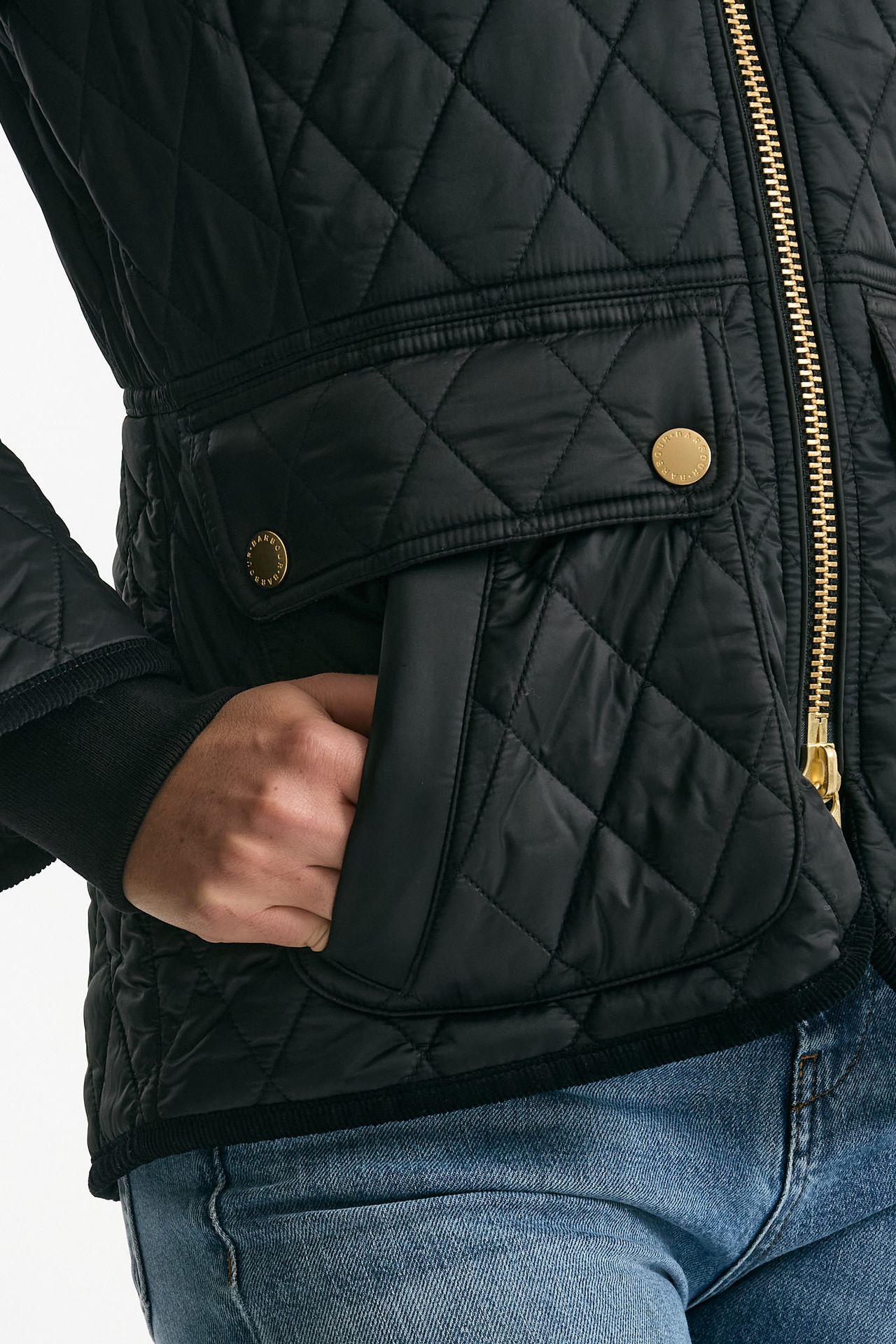 Giubbino FITTED BEADNELL QUILT trapuntato nero women Barbour - 4