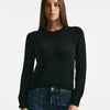 Maglia slim girocollo in cachemire nero women Be you - 6