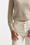 Maglia dolcevita slim in cachemire beige women Be you - 7