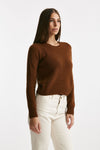 Maglia dolcevita slim in cachemire mattone women Be you - 1